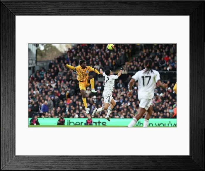 Framed Print : Fulham v Brighton and Hove Albion Premier League 24JAN26 Framed Print : Fulham v Brighton and Hove Albion Premier League 24JAN26