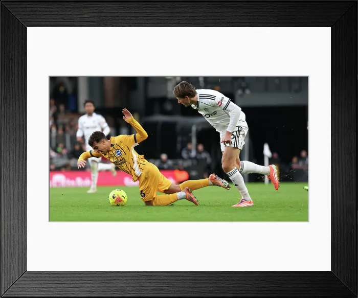 Framed Print : Fulham v Brighton and Hove Albion Premier League 24JAN26 Framed Print : Fulham v Brighton and Hove Albion Premier League 24JAN26