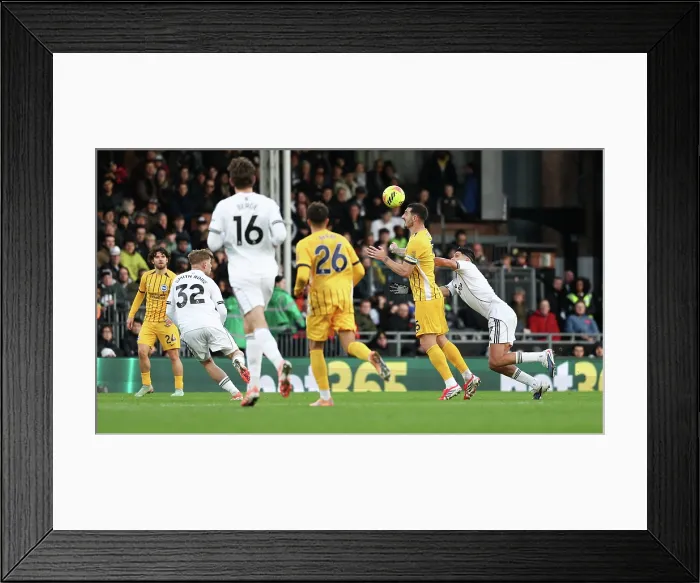 Framed Print : Fulham v Brighton and Hove Albion Premier League 24JAN26 Framed Print : Fulham v Brighton and Hove Albion Premier League 24JAN26