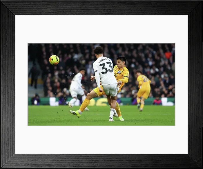 Framed Print : Fulham v Brighton and Hove Albion Premier League 24JAN26 Framed Print : Fulham v Brighton and Hove Albion Premier League 24JAN26