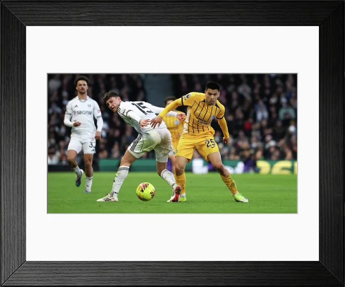 Framed Print : Fulham v Brighton and Hove Albion Premier League 24JAN26 Framed Print : Fulham v Brighton and Hove Albion Premier League 24JAN26