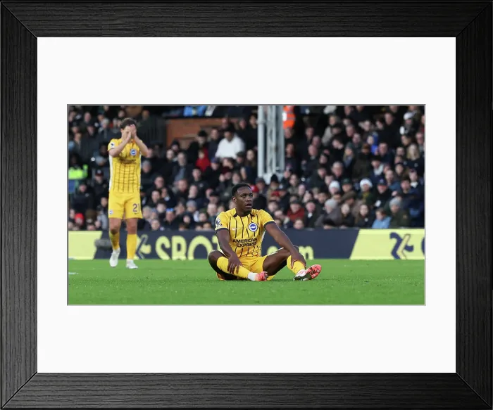 Framed Print : Fulham v Brighton and Hove Albion Premier League 24JAN26 Framed Print : Fulham v Brighton and Hove Albion Premier League 24JAN26