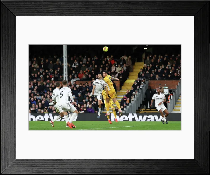 Framed Print : Fulham v Brighton and Hove Albion Premier League 24JAN26 Framed Print : Fulham v Brighton and Hove Albion Premier League 24JAN26