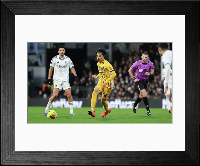 Framed Print : Fulham v Brighton and Hove Albion Premier League 24JAN26 Framed Print : Fulham v Brighton and Hove Albion Premier League 24JAN26