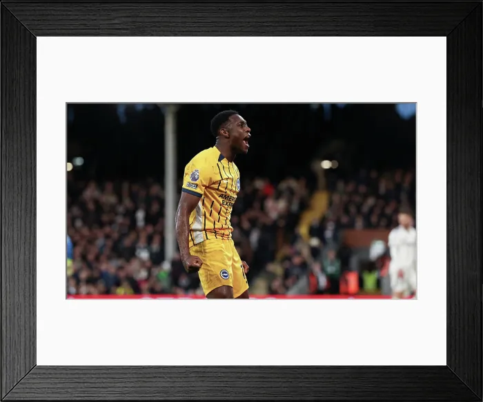 Framed Print : Fulham v Brighton and Hove Albion Premier League 24JAN26 Framed Print : Fulham v Brighton and Hove Albion Premier League 24JAN26