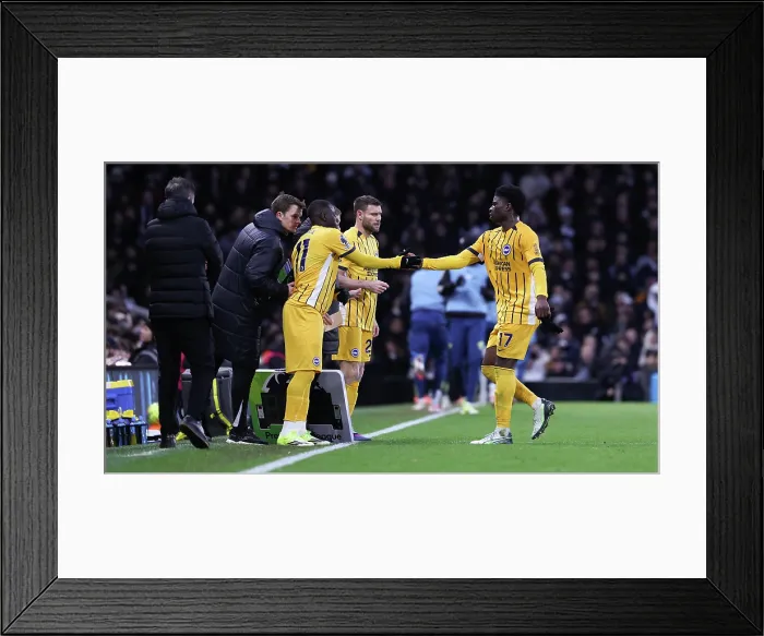 Framed Print : Fulham v Brighton and Hove Albion Premier League 24JAN26 Framed Print : Fulham v Brighton and Hove Albion Premier League 24JAN26