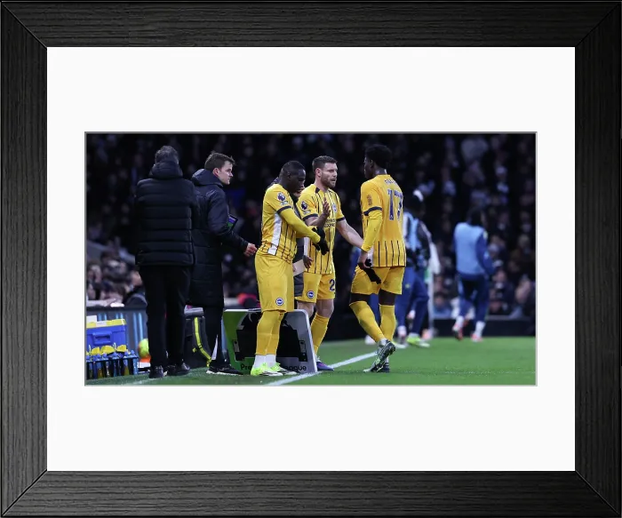 Framed Print : Fulham v Brighton and Hove Albion Premier League 24JAN26 Framed Print : Fulham v Brighton and Hove Albion Premier League 24JAN26