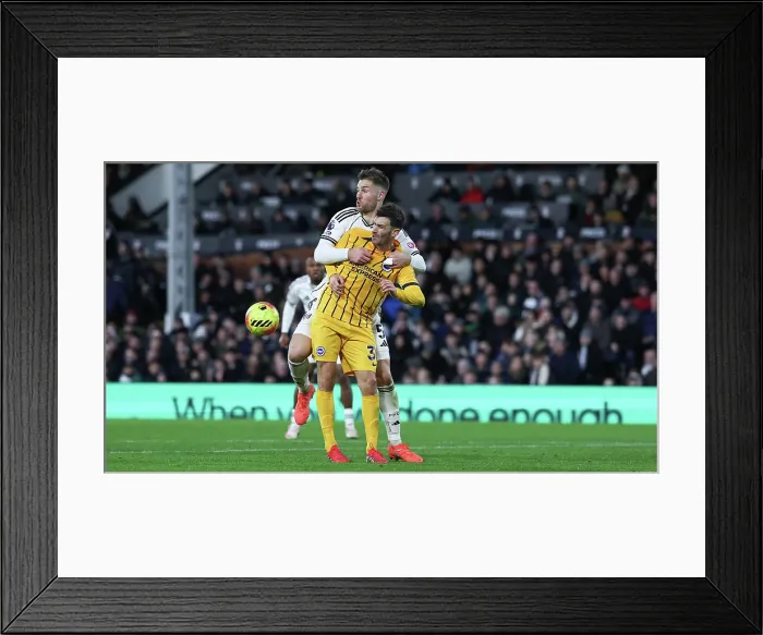 Framed Print : Fulham v Brighton and Hove Albion Premier League 24JAN26 Framed Print : Fulham v Brighton and Hove Albion Premier League 24JAN26
