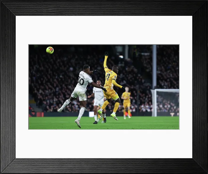 Framed Print : Fulham v Brighton and Hove Albion Premier League 24JAN26 Framed Print : Fulham v Brighton and Hove Albion Premier League 24JAN26