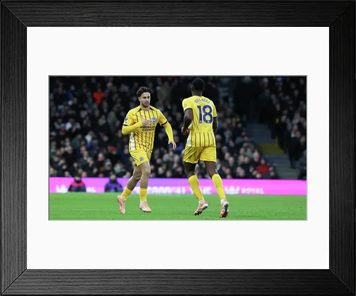 Framed Print : Fulham v Brighton and Hove Albion Premier League 24JAN26 Framed Print : Fulham v Brighton and Hove Albion Premier League 24JAN26