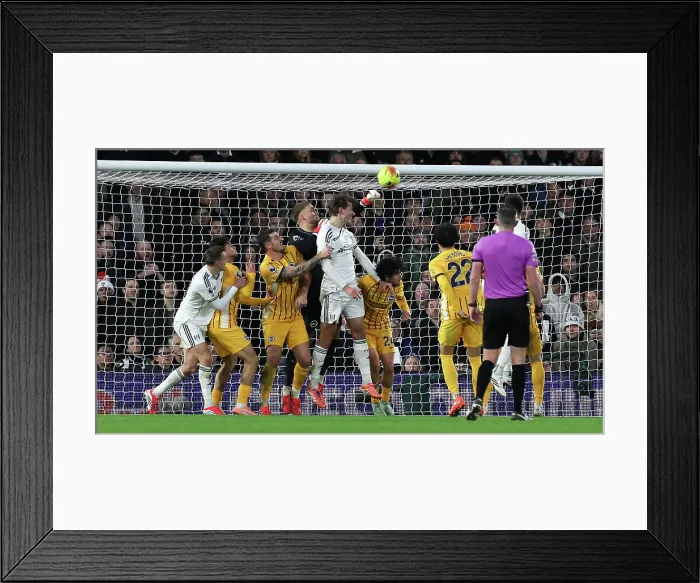 Framed Print : Fulham v Brighton and Hove Albion Premier League 24JAN26 Framed Print : Fulham v Brighton and Hove Albion Premier League 24JAN26