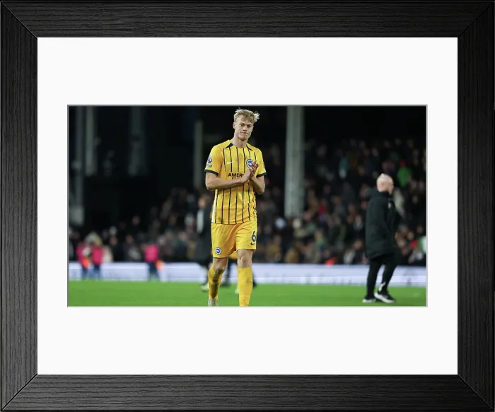 Framed Print : Fulham v Brighton and Hove Albion Premier League 24JAN26 Framed Print : Fulham v Brighton and Hove Albion Premier League 24JAN26