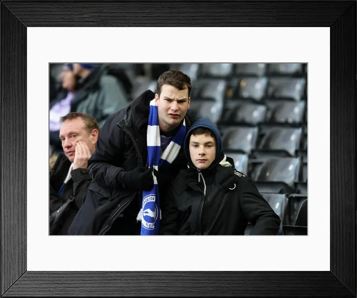 Framed Print : Fulham v Brighton and Hove Albion Premier League 24JAN26