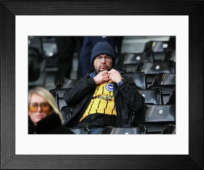 Framed Print : Fulham v Brighton and Hove Albion Premier League 24JAN26 Framed Print : Fulham v Brighton and Hove Albion Premier League 24JAN26