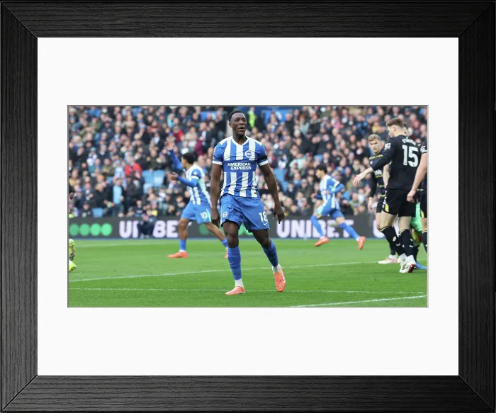 Framed Print : Brighton and Hove Albion v Everton Premier League 31JAN26 Framed Print : Brighton and Hove Albion v Everton Premier League 31JAN26