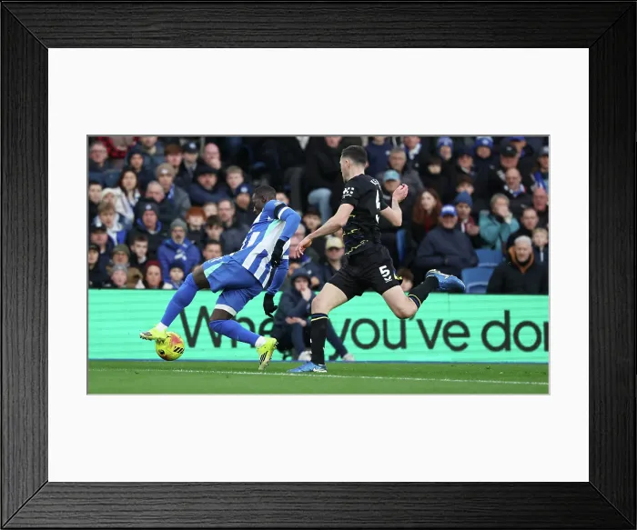 Framed Print : Brighton and Hove Albion v Everton Premier League 31JAN26