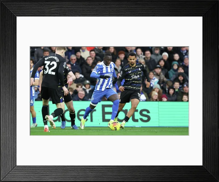 Framed Print : Brighton and Hove Albion v Everton Premier League 31JAN26 Framed Print : Brighton and Hove Albion v Everton Premier League 31JAN26