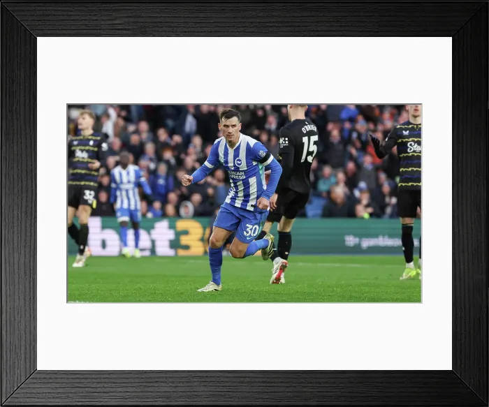 Framed Print : Brighton and Hove Albion v Everton Premier League 31JAN26 Framed Print : Brighton and Hove Albion v Everton Premier League 31JAN26