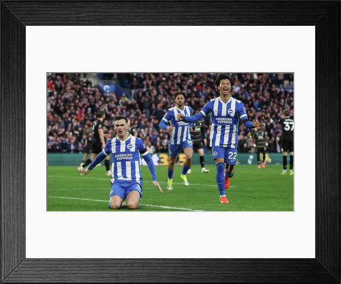 Framed Print : Brighton and Hove Albion v Everton Premier League 31JAN26 Framed Print : Brighton and Hove Albion v Everton Premier League 31JAN26