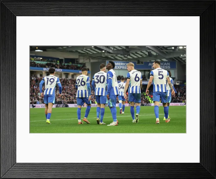 Framed Print : Brighton and Hove Albion v Everton Premier League 31JAN26 Framed Print : Brighton and Hove Albion v Everton Premier League 31JAN26