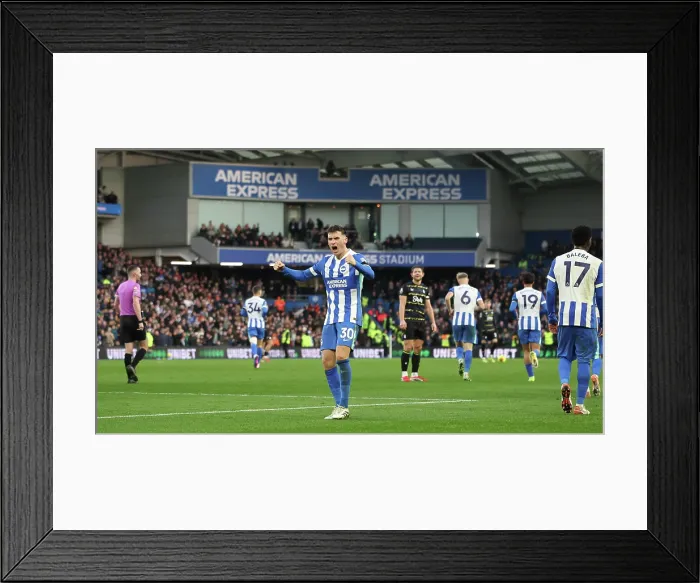 Framed Print : Brighton and Hove Albion v Everton Premier League 31JAN26 Framed Print : Brighton and Hove Albion v Everton Premier League 31JAN26