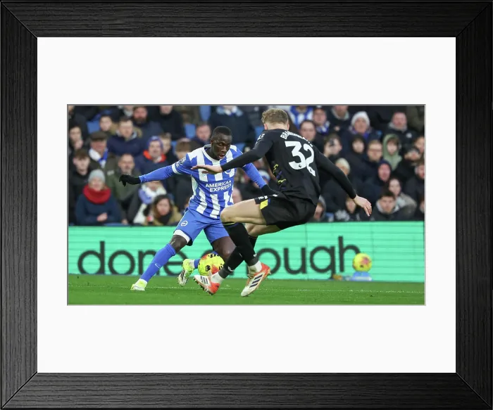 Framed Print : Brighton and Hove Albion v Everton Premier League 31JAN26 Framed Print : Brighton and Hove Albion v Everton Premier League 31JAN26
