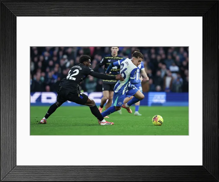 Framed Print : Brighton and Hove Albion v Everton Premier League 31JAN26 Framed Print : Brighton and Hove Albion v Everton Premier League 31JAN26