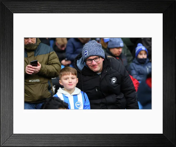 Framed Print : Brighton and Hove Albion v Everton Premier League 31JAN26