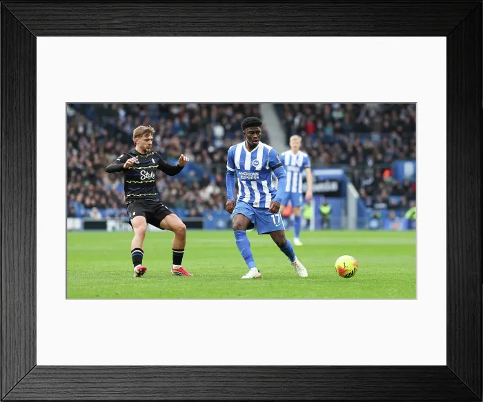 Framed Print : Brighton and Hove Albion v Everton Premier League 31JAN26 Framed Print : Brighton and Hove Albion v Everton Premier League 31JAN26