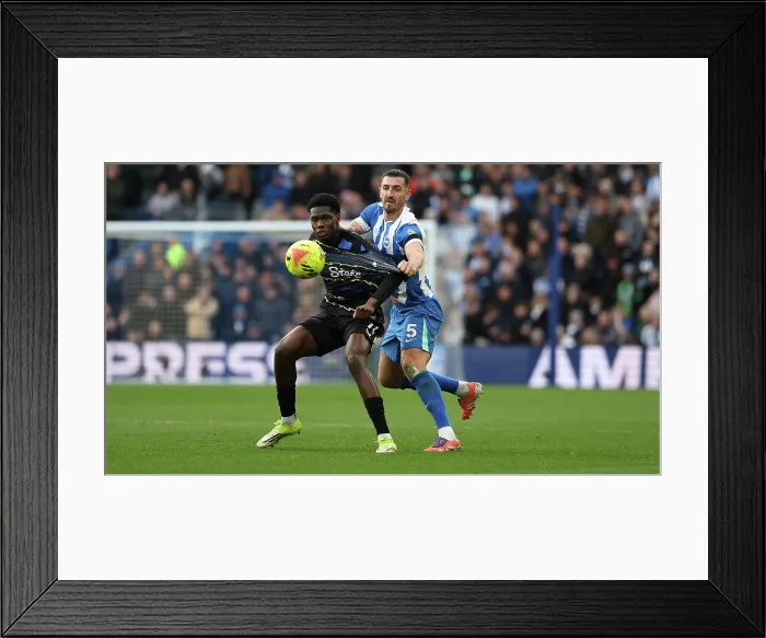 Framed Print : Brighton and Hove Albion v Everton Premier League 31JAN26 Framed Print : Brighton and Hove Albion v Everton Premier League 31JAN26