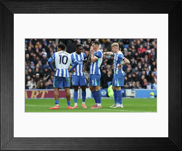 Framed Print : Brighton and Hove Albion v Everton Premier League 31JAN26 Framed Print : Brighton and Hove Albion v Everton Premier League 31JAN26