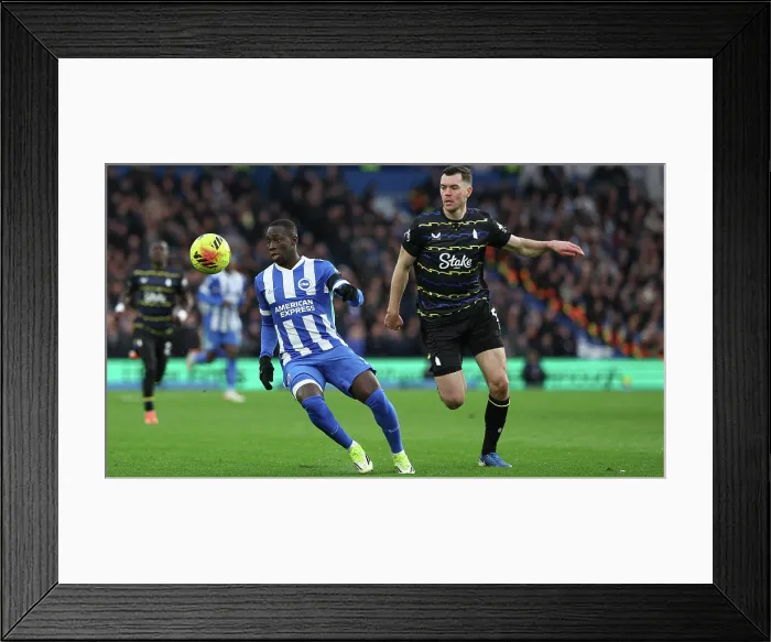 Framed Print : Brighton and Hove Albion v Everton Premier League 31JAN26 Framed Print : Brighton and Hove Albion v Everton Premier League 31JAN26