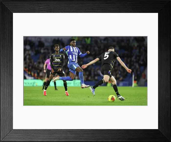 Framed Print : Brighton and Hove Albion v Everton Premier League 31JAN26 Framed Print : Brighton and Hove Albion v Everton Premier League 31JAN26