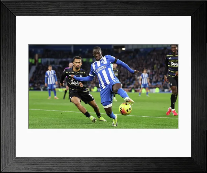 Framed Print : Brighton and Hove Albion v Everton Premier League 31JAN26