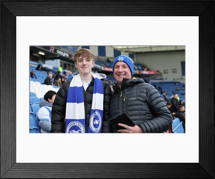 Framed Print : Brighton and Hove Albion v Everton Premier League 31JAN26 Framed Print : Brighton and Hove Albion v Everton Premier League 31JAN26