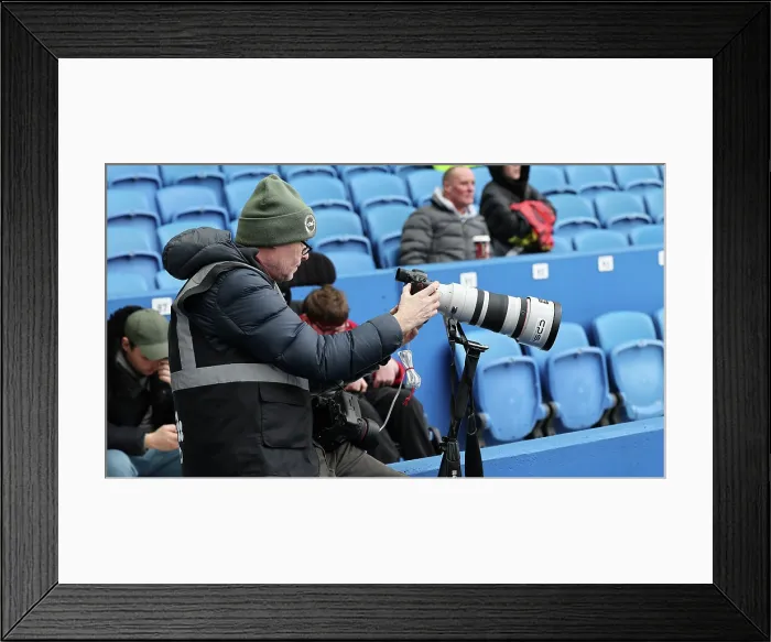 Framed Print : Brighton and Hove Albion v Everton Premier League 31JAN26