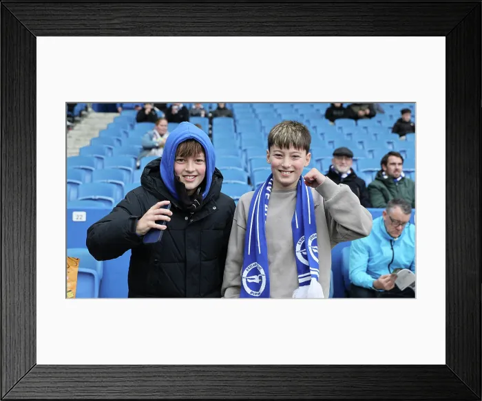 Framed Print : Brighton and Hove Albion v Everton Premier League 31JAN26