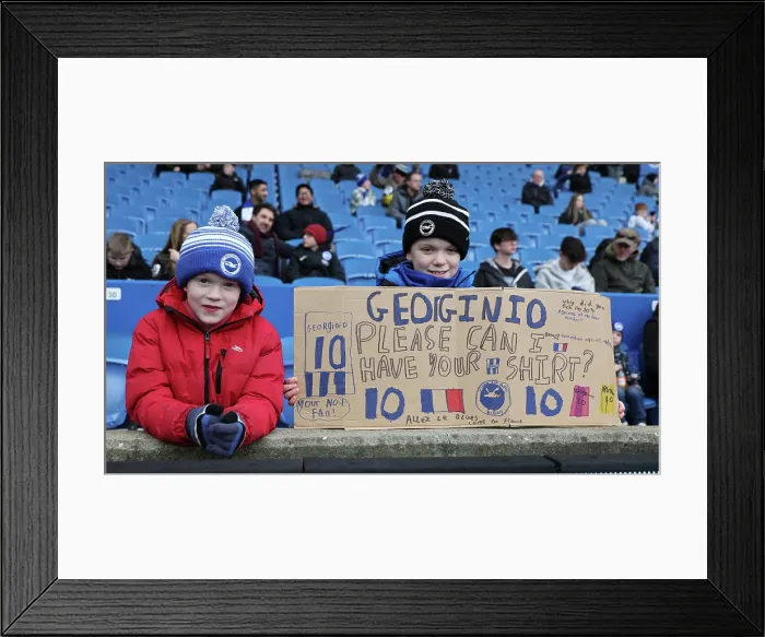 Framed Print : Brighton and Hove Albion v Everton Premier League 31JAN26 Framed Print : Brighton and Hove Albion v Everton Premier League 31JAN26