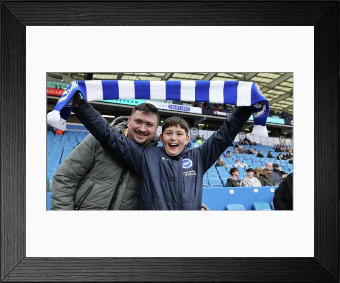 Framed Print : Brighton and Hove Albion v Everton Premier League 31JAN26 Framed Print : Brighton and Hove Albion v Everton Premier League 31JAN26