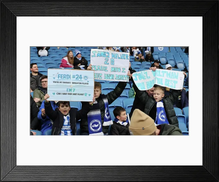Framed Print : Brighton and Hove Albion v Everton Premier League 31JAN26 Framed Print : Brighton and Hove Albion v Everton Premier League 31JAN26