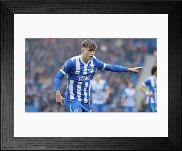 Framed Print : Brighton and Hove Albion v Crystal Palace Premier League 08FEB26 Framed Print : Brighton and Hove Albion v Crystal Palace Premier League 08FEB26