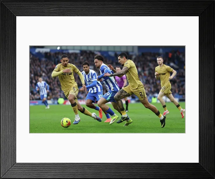 Framed Print : Brighton and Hove Albion v Crystal Palace Premier League 08FEB26 Framed Print : Brighton and Hove Albion v Crystal Palace Premier League 08FEB26