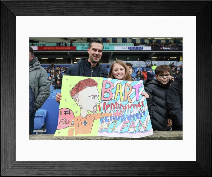 Framed Print : Brighton and Hove Albion v Crystal Palace Premier League 08FEB26 Framed Print : Brighton and Hove Albion v Crystal Palace Premier League 08FEB26