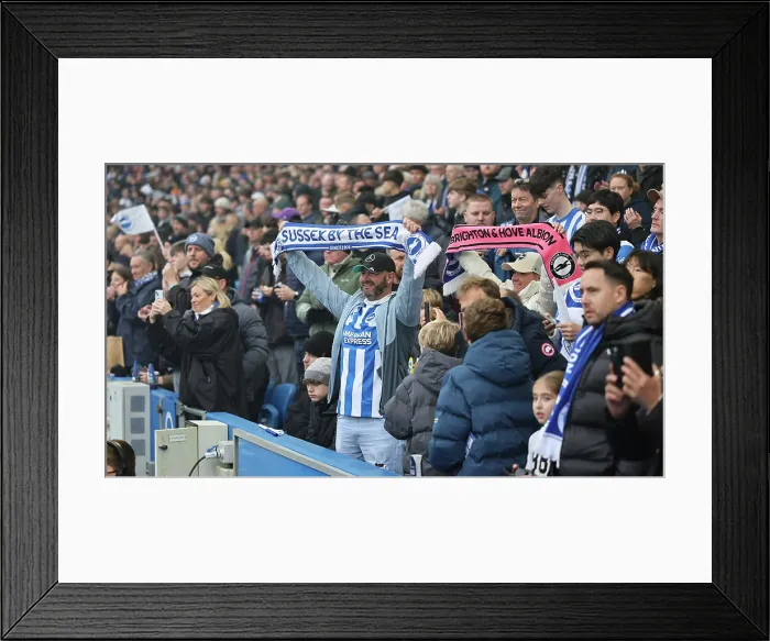 Framed Print : Brighton and Hove Albion v Crystal Palace Premier League 08FEB26 Framed Print : Brighton and Hove Albion v Crystal Palace Premier League 08FEB26