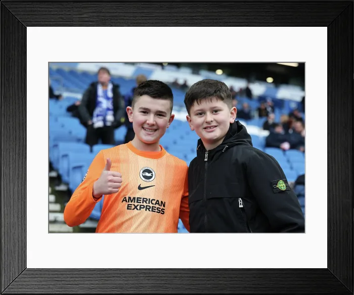 Framed Print : Brighton and Hove Albion v Crystal Palace Premier League 08FEB26 Framed Print : Brighton and Hove Albion v Crystal Palace Premier League 08FEB26