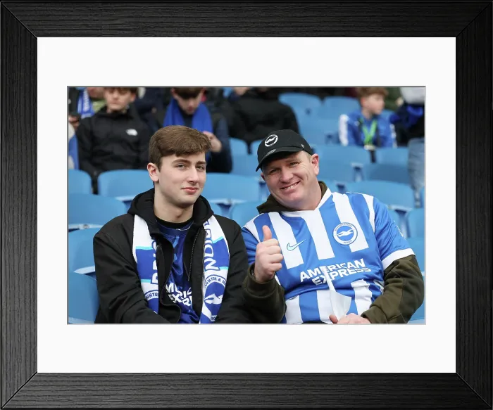 Framed Print : Brighton and Hove Albion v Crystal Palace Premier League 08FEB26 Framed Print : Brighton and Hove Albion v Crystal Palace Premier League 08FEB26
