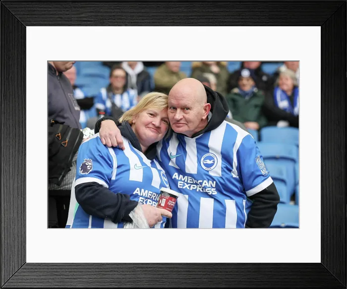 Framed Print : Brighton and Hove Albion v Crystal Palace Premier League 08FEB26 Framed Print : Brighton and Hove Albion v Crystal Palace Premier League 08FEB26