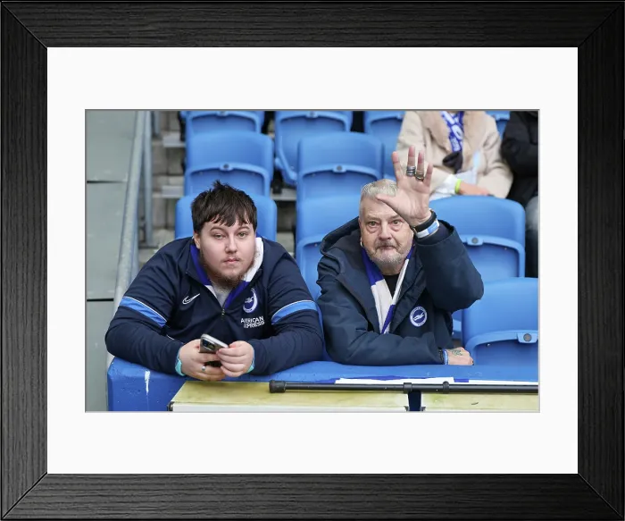 Framed Print : Brighton and Hove Albion v Crystal Palace Premier League 08FEB26 Framed Print : Brighton and Hove Albion v Crystal Palace Premier League 08FEB26