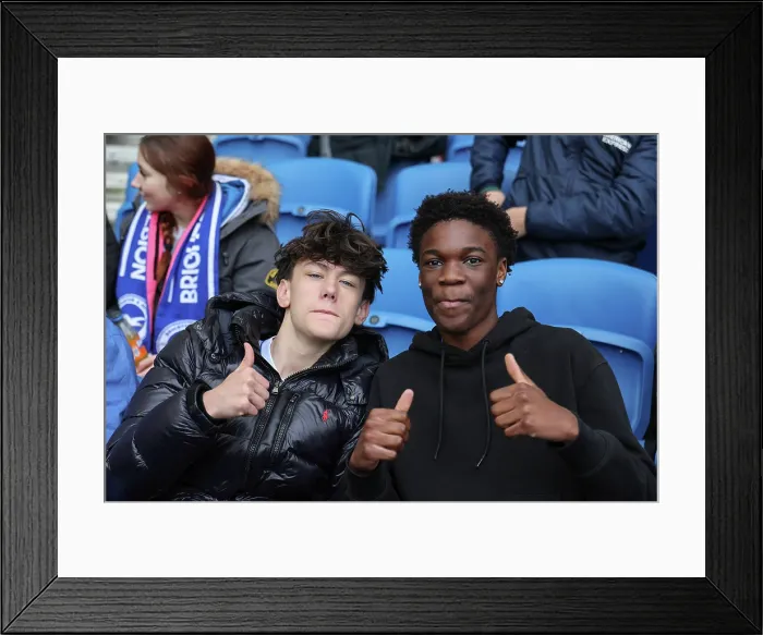 Framed Print : Brighton and Hove Albion v Crystal Palace Premier League 08FEB26 Framed Print : Brighton and Hove Albion v Crystal Palace Premier League 08FEB26