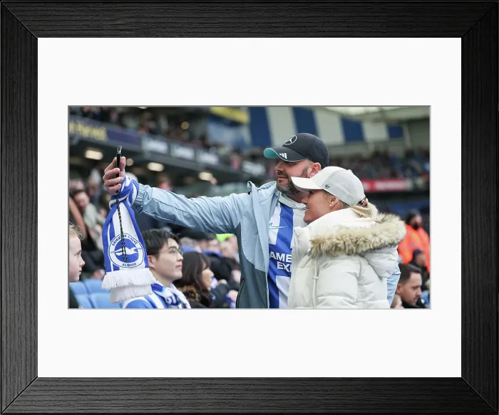 Framed Print : Brighton and Hove Albion v Crystal Palace Premier League 08FEB26 Framed Print : Brighton and Hove Albion v Crystal Palace Premier League 08FEB26